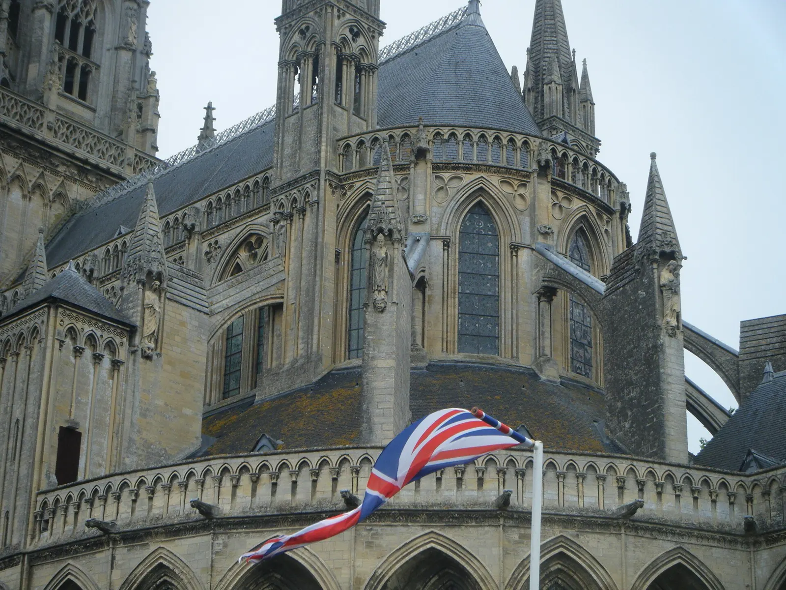 Flèches gothiques de la cathédrale Notre-Dame de Bayeux